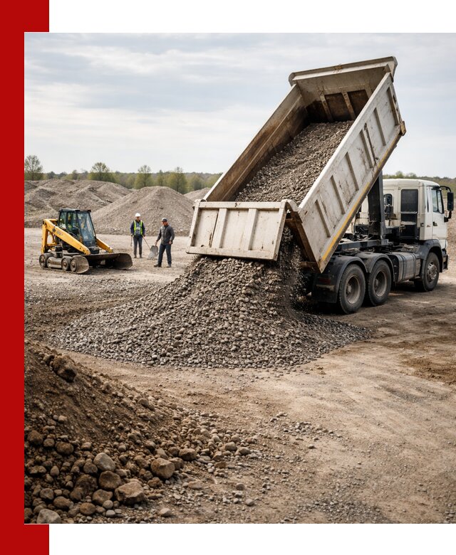 Доставка самосвалом 25 м³ в Искитиме быстро и надежно