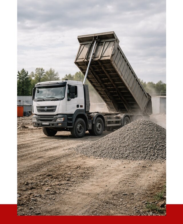 Доставка самосвалом 40 кубов в Искитиме от 9173 р. | ПРОНЕРУДСкм