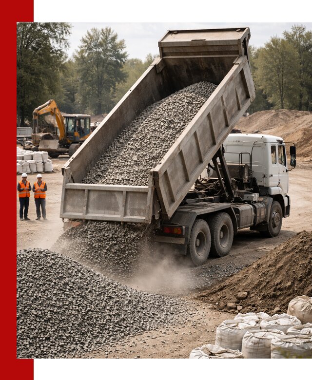 Аренда самосвала в Искитиме для доставки сыпучих и нерудных материалов