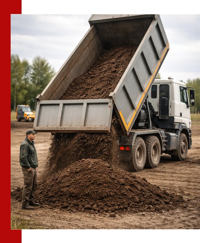 Аренда самосвала с водителем в Искитиме для сыпучих грузов и навоза