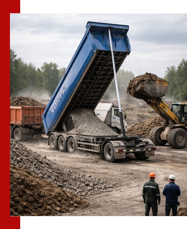 Аренда тонар 40 тонн в Искитиме с доставкой материалов