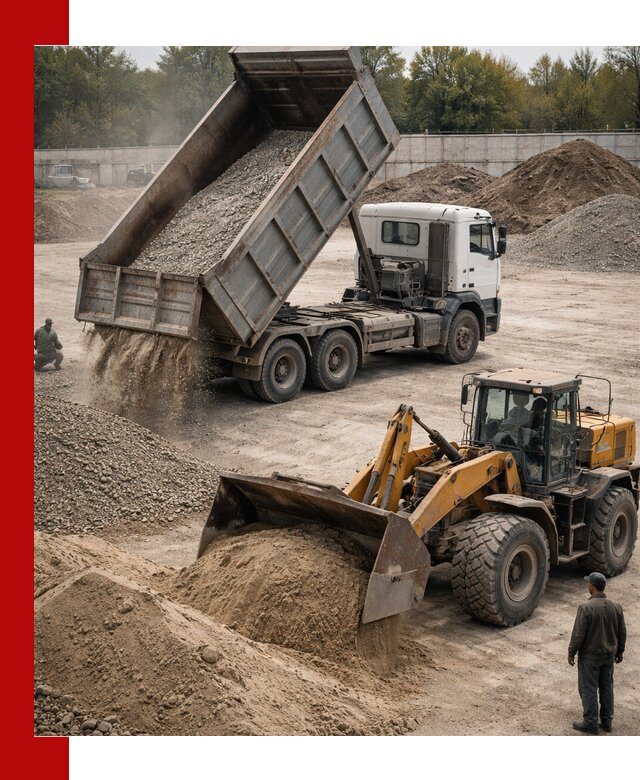 Перевозка сыпучих грузов самосвалами и бортовыми в Искитиме