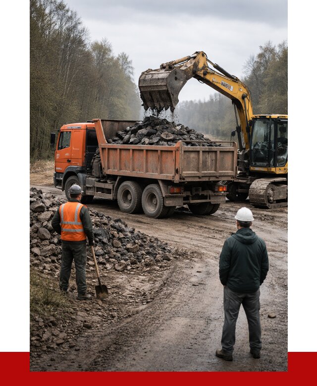 Вывоз асфальта в Искитиме от 4586 р. самосвалом ПРОНЕРУДСкм