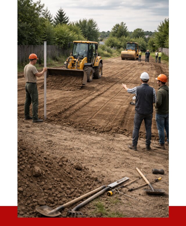 Планировка участка грунтом в Искитиме от 4586 р ПРОНЕРУДСкм