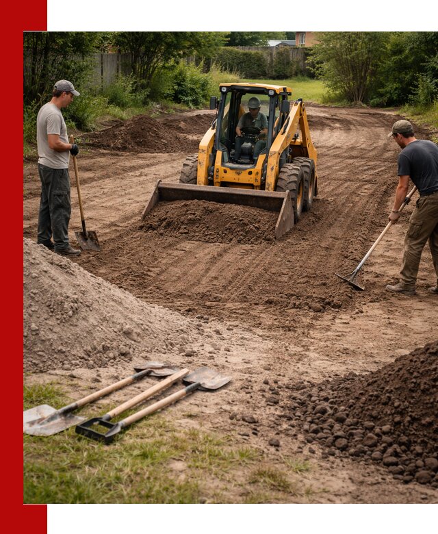 Планировка участка грунтом с вывозом и доставкой в Искитиме