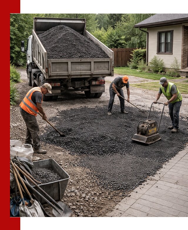 Асфальтовая крошка для двора с доставкой в Искитиме